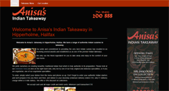Desktop Screenshot of anisastakeaway.co.uk