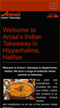 Mobile Screenshot of anisastakeaway.co.uk