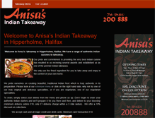 Tablet Screenshot of anisastakeaway.co.uk